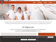 Tablet Screenshot of praxis-herz-gefaesse.de